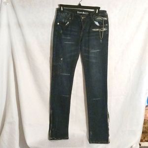 Blues Siciety jeans with zipper and chain